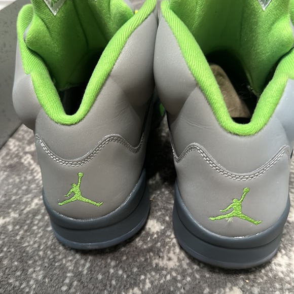 Jordan 5 green bean used size 13 - Picture 8 of 8